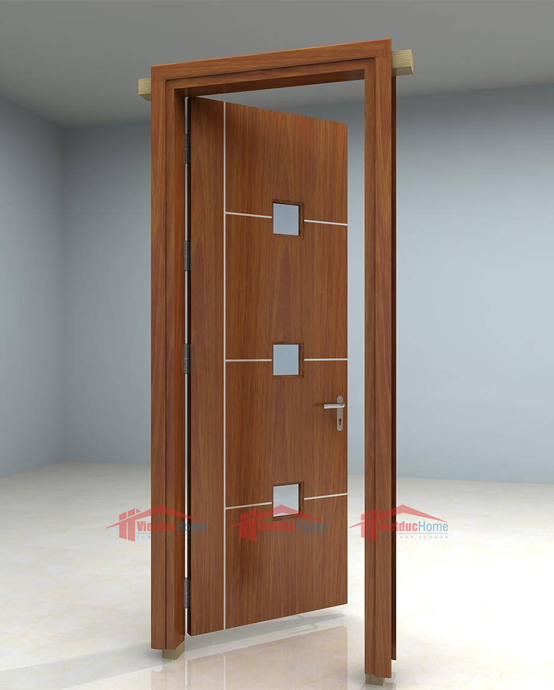 MDF Veneer Wood Door VD-P1G3R4b