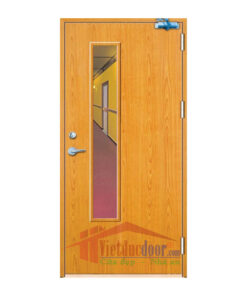 MDF Veneer Wood Door VD-P1GL Ash