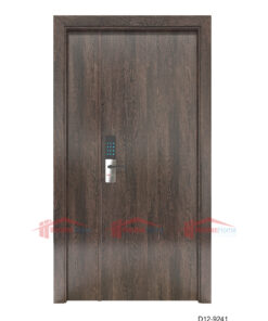 Melamine Unequal Double Wood Door D12