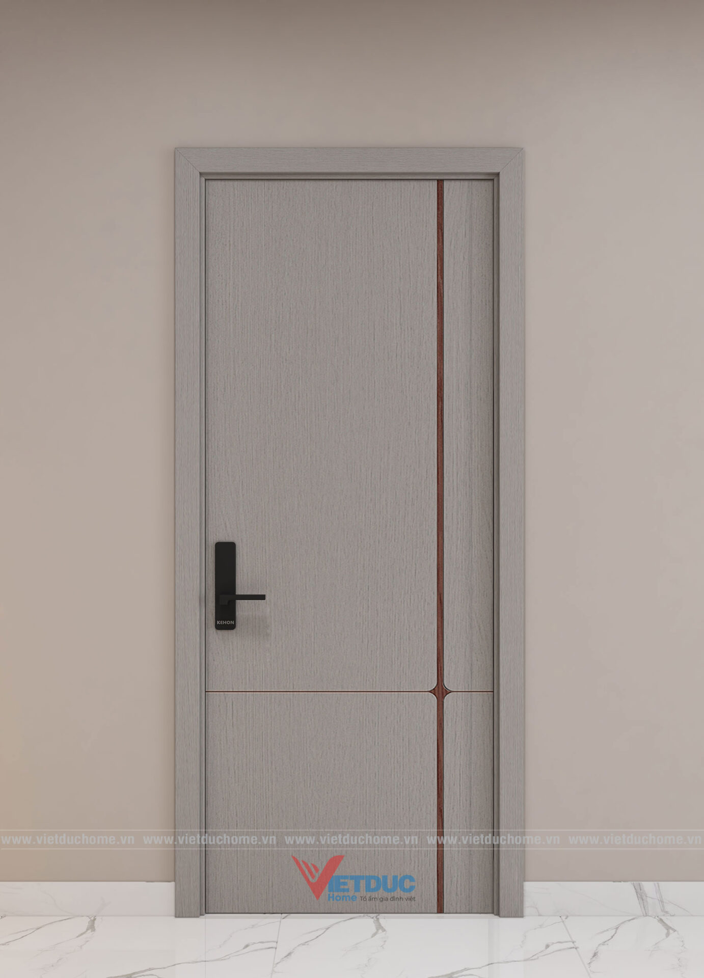 Fireproof Carbon Wood Door 2608-6